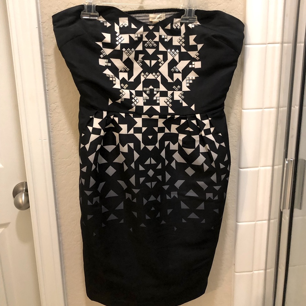 Silence+Noise from UO strapless studded dress sz M